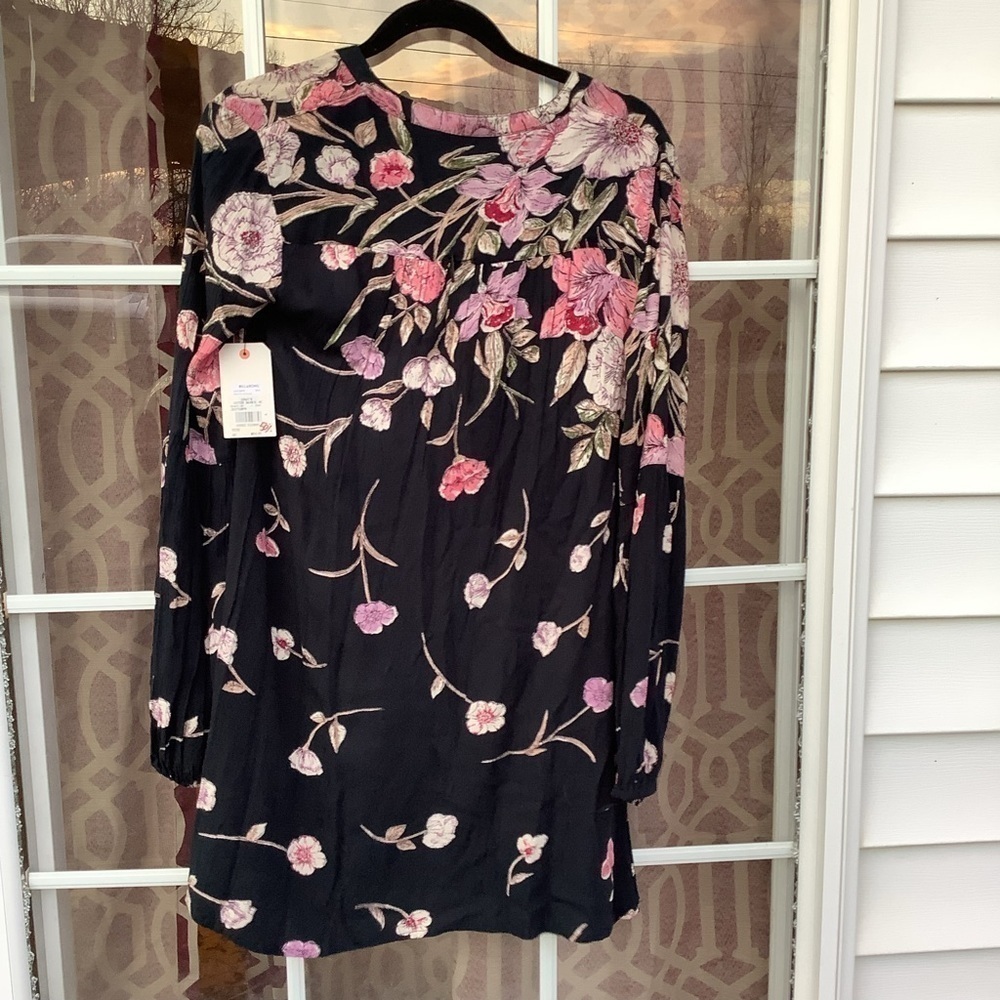 NWT BILLABONG FLORAL MInI OVERSIZED XS - Picture 3 of 7